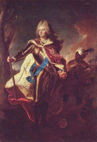 Hyacinthe Rigaud Portrait of Friedrich August II of Saxony